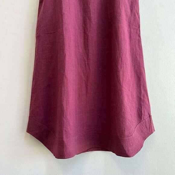 Rachel Antonoff Dress Linen Cotton Blend Midi Sleeveless Pockets Size Small NWT - Picture 3 of 13